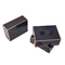 جعبه کادو لوازم آرایشی نقطه ای UV جعبه های کاغذی 2 میلی متری طلای سیاه