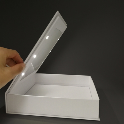 خرید جعبه بسته بندی لوازم آرایش مقوایی سفری آینه LED کاغذ هنری 250 گرمی online manufacture