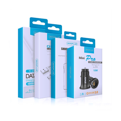 خرید جعبه بسته بندی تلفن هوشمند نقطه UV نوع C جعبه کاغذ پنجره کابل داده online manufacture