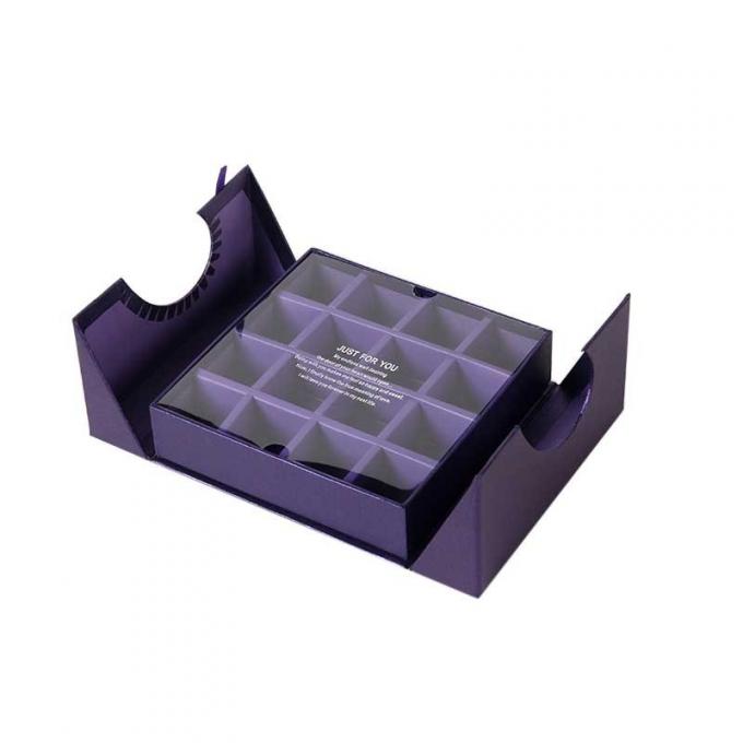 بسته بندی جعبه کادو شکلاتی سفت و سخت CMYK 2 Door OEM ODM 1