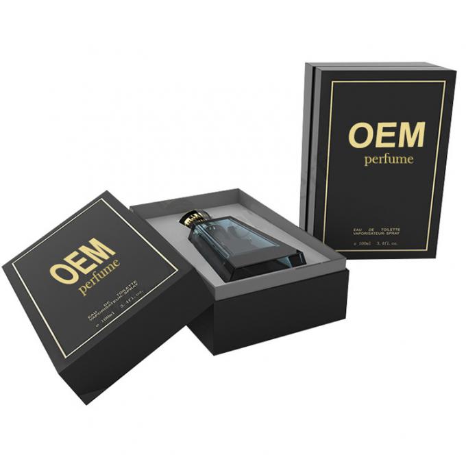 جعبه بسته بندی عطر 250 CCNB Gold Foil PDF CDR AI ISO9001 0