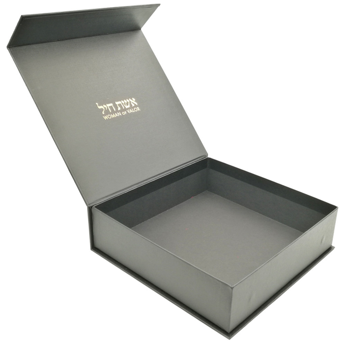 CCNB 250gsm درب مغناطیسی جعبه های هدیه سخت پوشش آبی 0
