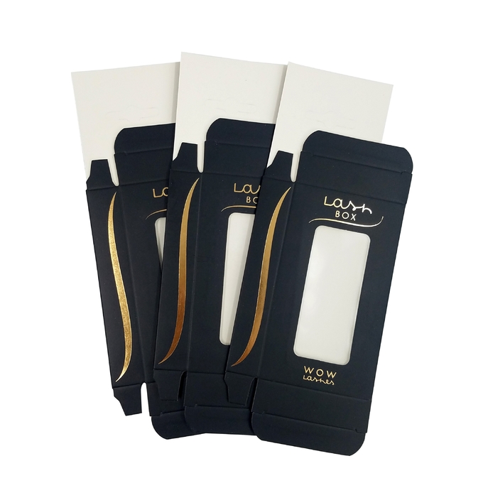 جعبه مژه مغناطیسی کادویی تخت کوچک پنتون UVI Hot Stamping 0