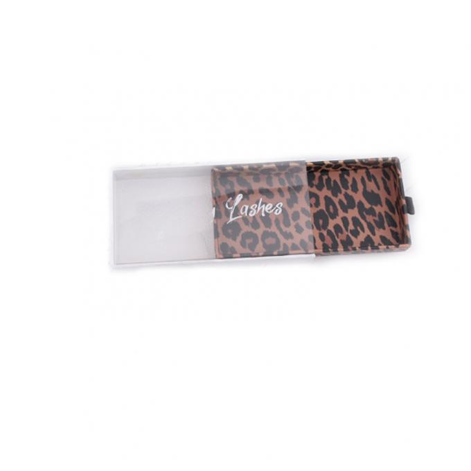 جعبه کادویی پنجره پلنگی شفاف PET مژه 300dpi 1